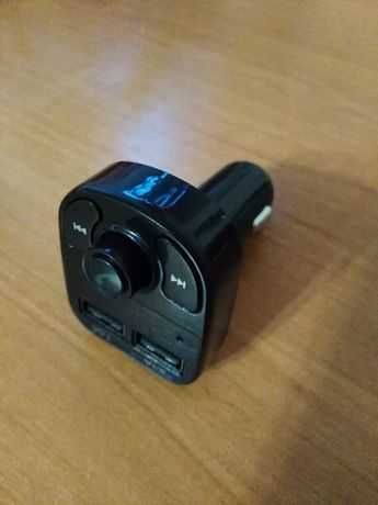 TRANSMITER bluetooth FM MP3 SD ładowarka 2xUSB