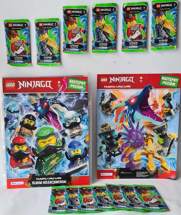 LEGO NINJAGO 7 ALBUM KARTY 125 SEABOUND Następny poziom+złota karta