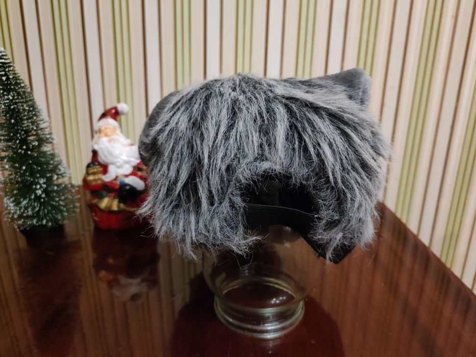 Новогодняя маска волка на утренник