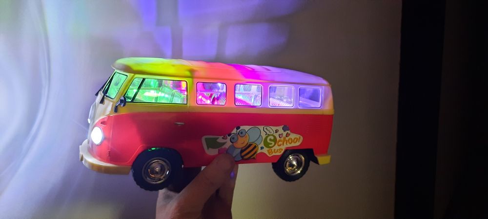 Bus set vw carrinha volkswagen t1 com luz, som e movimento