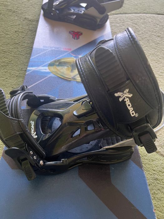 Сноуборд Crazy Creek 158 см. з кріпленням X-Road, ботінки Salomon р.42