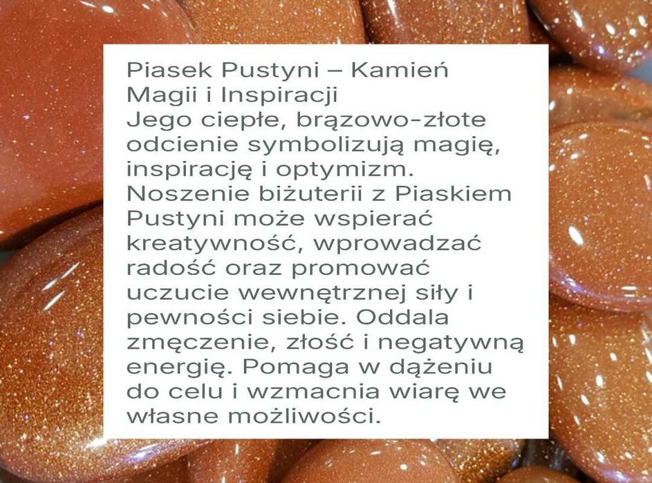Pierścionek Piasek pustyni