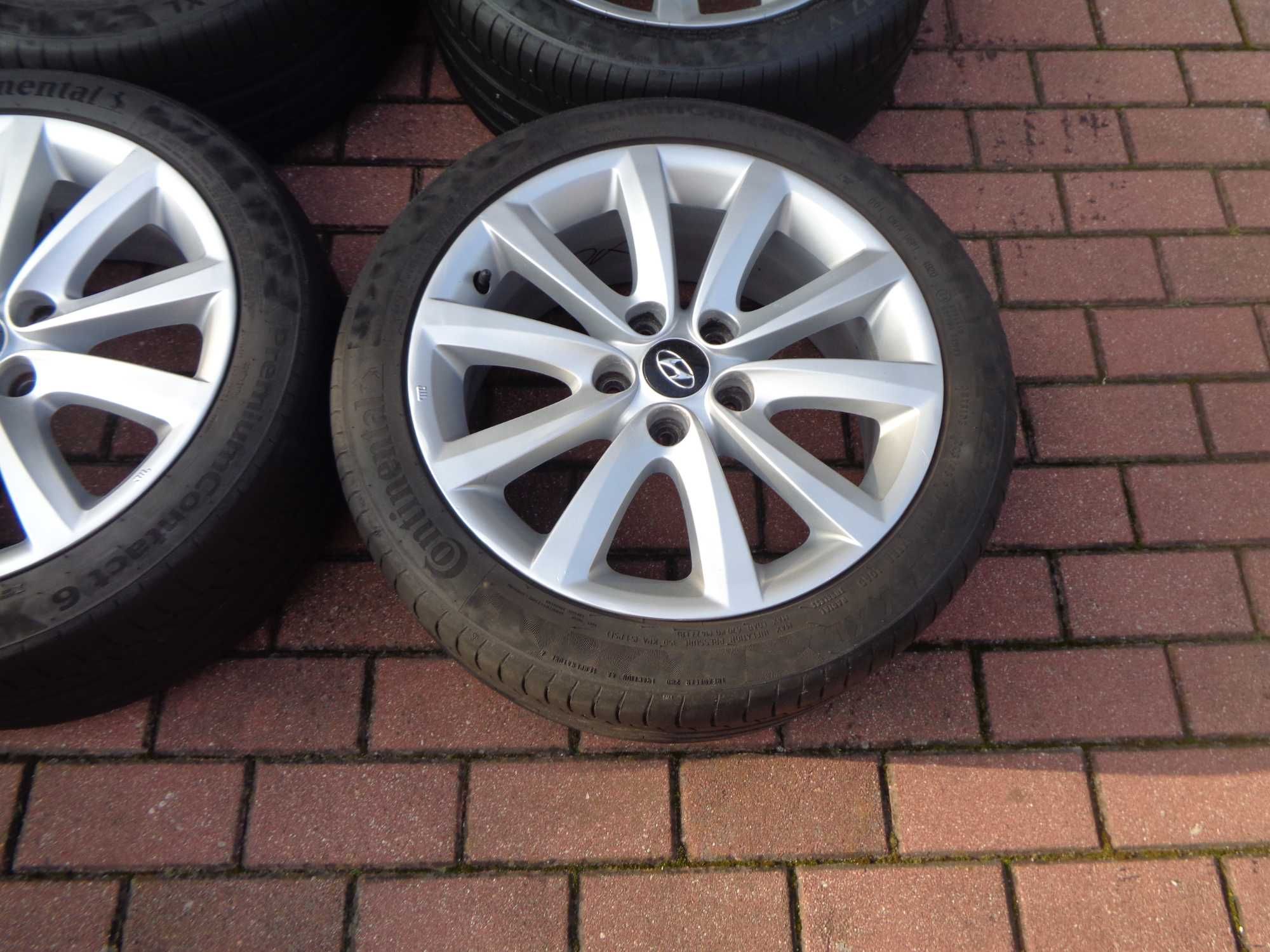 Alufelgi 17 Hyundai I30 I40 Kia Ceed Carens z oponami 20r sr 67mm ORG