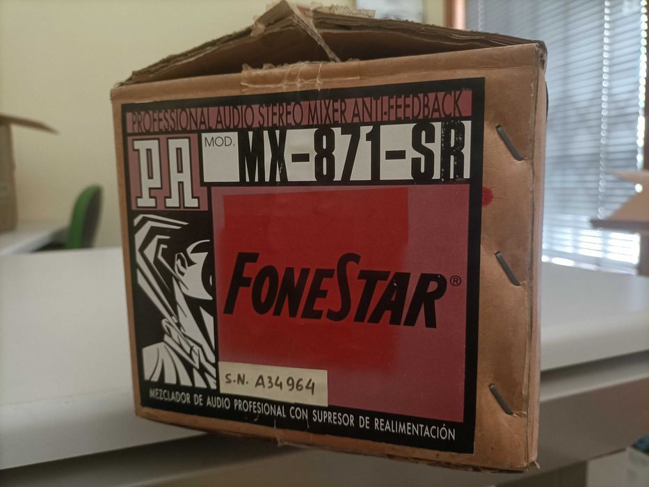 Misturador Som Profissional Fonestar MX-871-SR