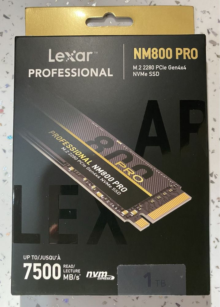 SSD диск Lexar nm800 pro 1TB M.2 NVMe pci-e 4.0 LNM800P001T-RNNNG