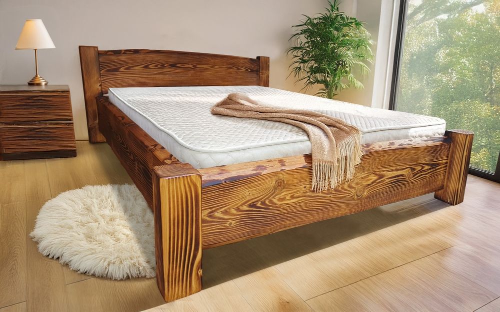 Łóżko drewniane masywne dostawa producent