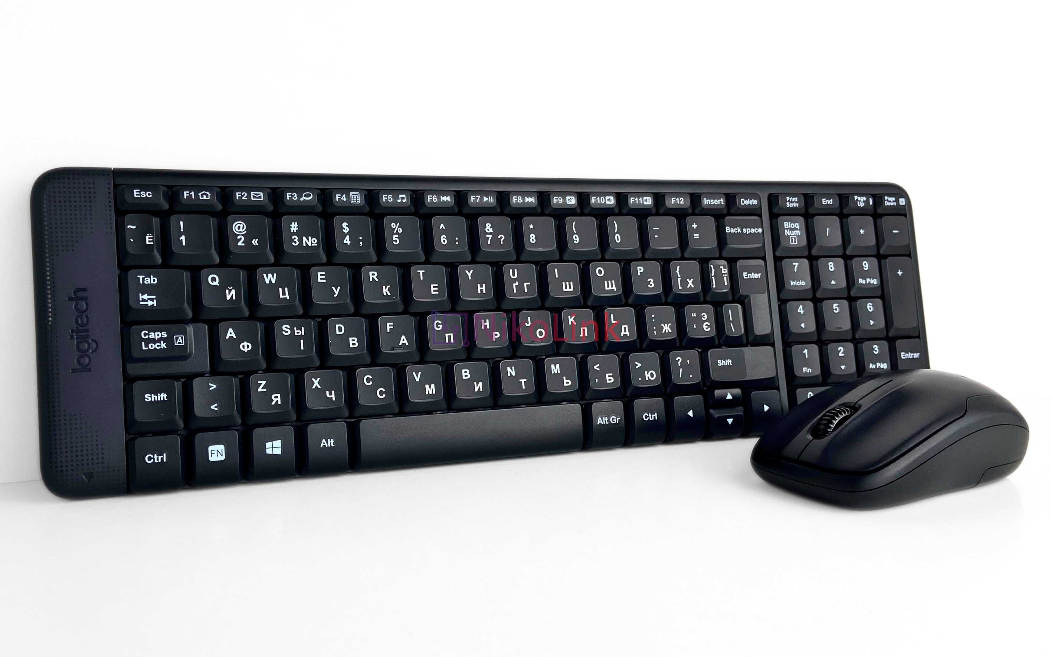 Бездротовий комплект Logitech MK220 - Миша та Клавіатура | Refurbished