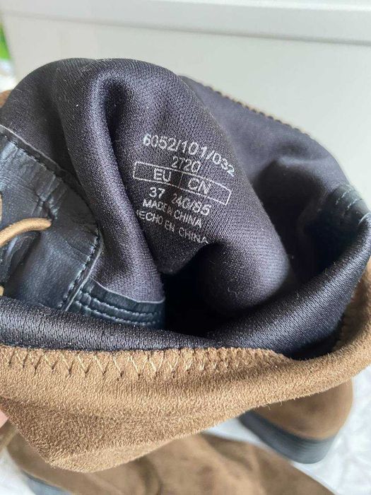 Замшеві ботфорти Zara