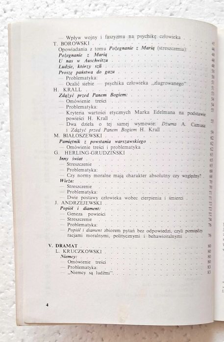 Opracowania lektur. Olszaniecka. Dziwisz. Szkoła średnia. Matura.