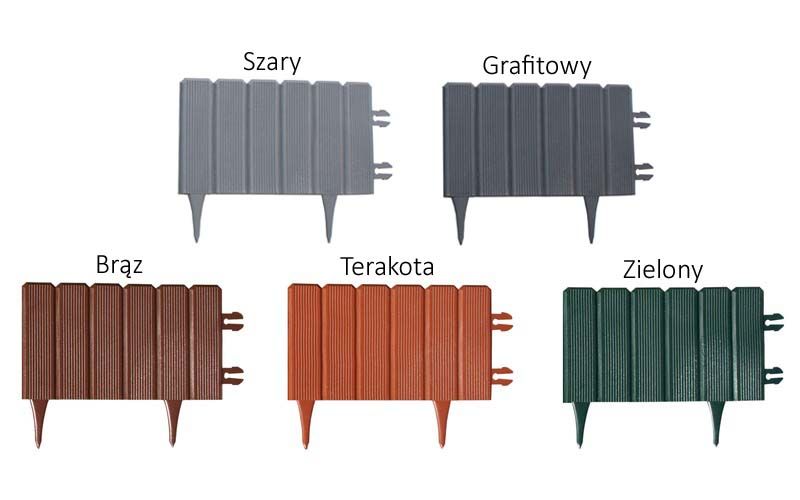 Ekopalisada Eko-bord wys. 22 cm różne kolory