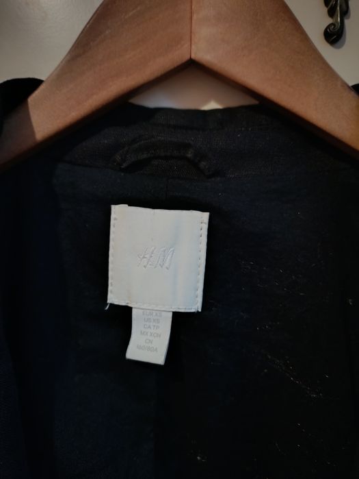 Marynarka lniana oversize Massimo Dutti