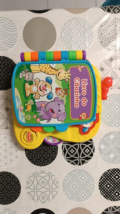 Livros com som fisherprice e clementoni