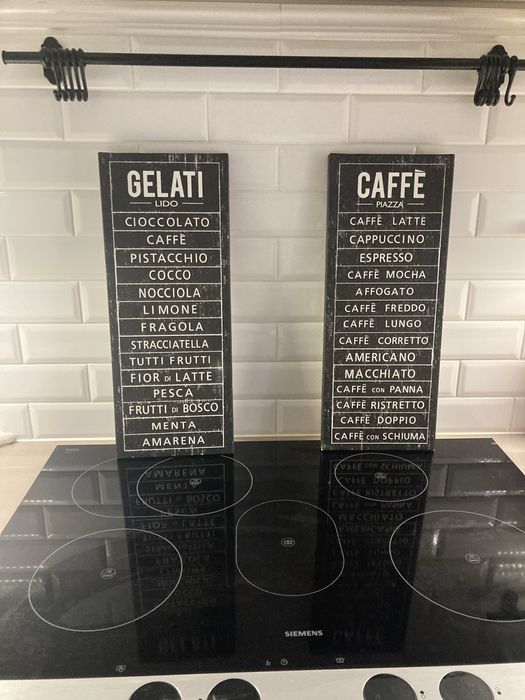 Dekoracje ścienne IKEA „Caffe Gelati”, idealne do kuchni