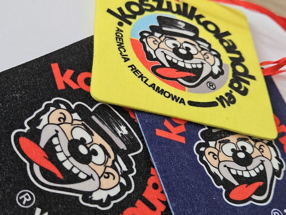 Zapachy zawieszki samochodowe z twoim logo 25 sztuk Zapach wanilia