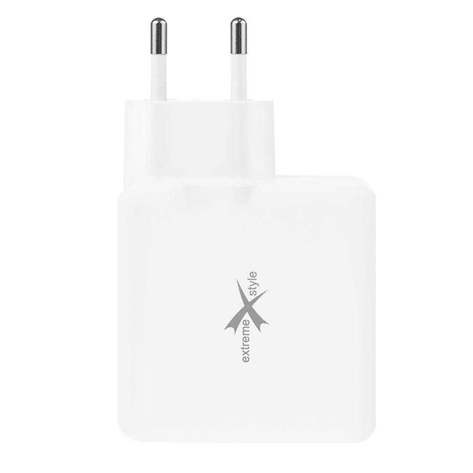 Ładowarka sieciowa  2 x USB typ-C + USB - PD QC - 65W - TC65CCU