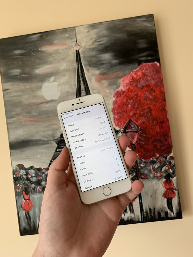 СТАН НОВОГО! iPhone 7 Всі Сім-Карти Neverlock Айфон 7 Неверлок