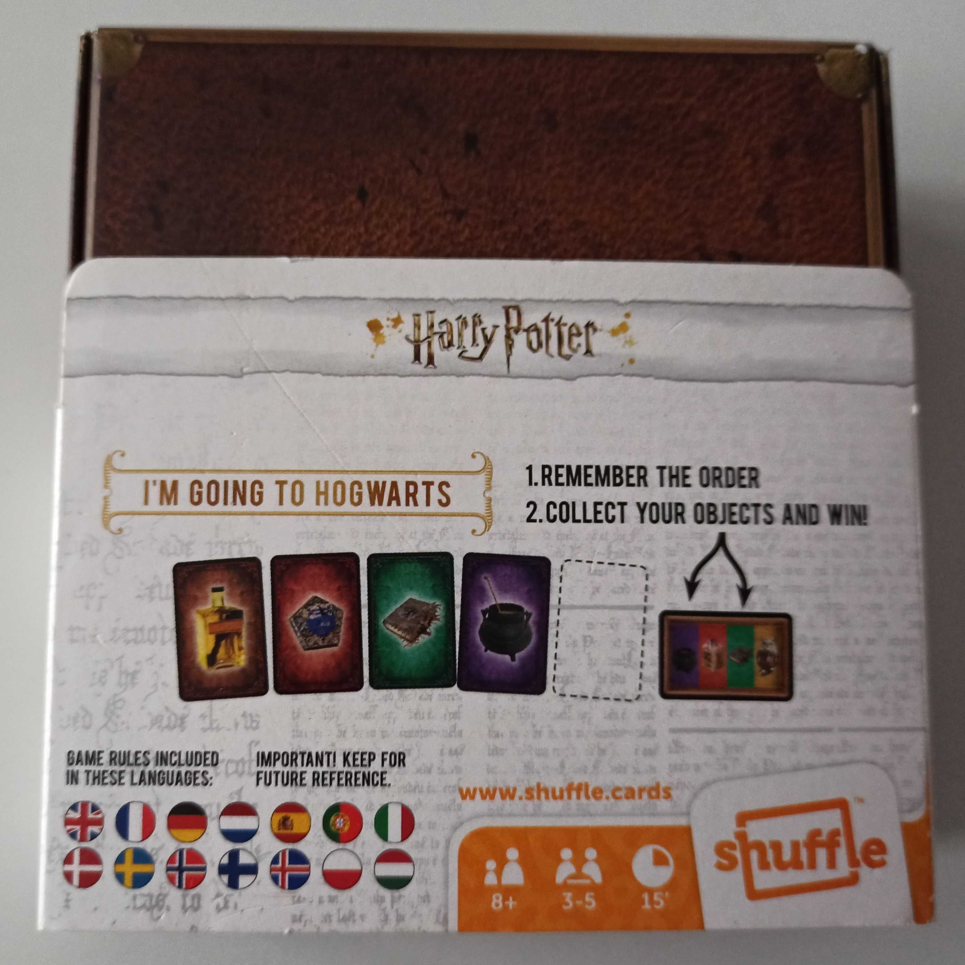 Harry Potter Jadę do Hogwartu pamięciowa gra karciana +8 lat stan bdb