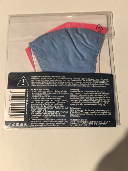 Maseczki ochronne 2szt