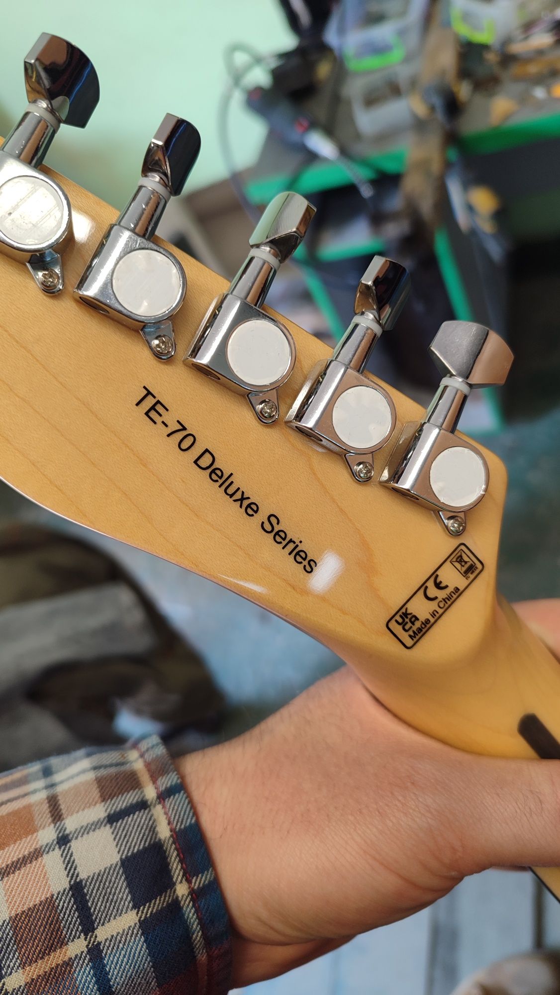 Електрогітара телекастер Harley Benton TE70 Rosewood Deluxe telecaster