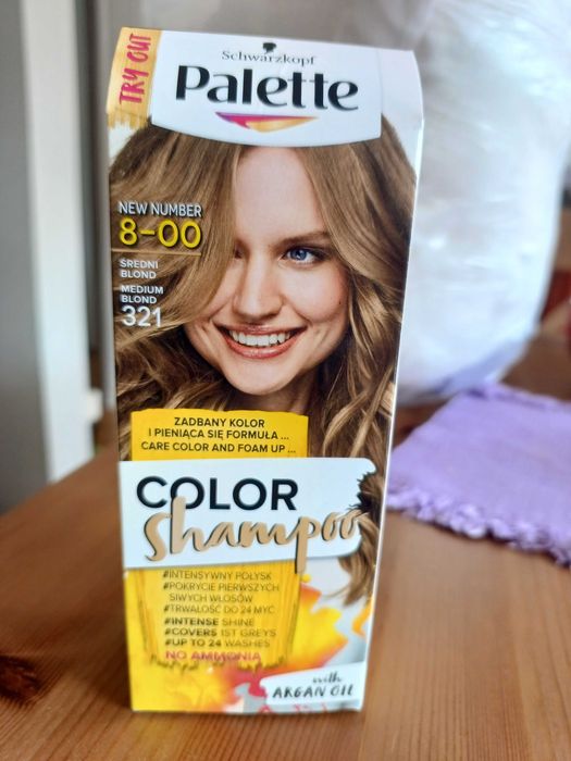 Szampon Palette koloryzujący 8-00 średni blond