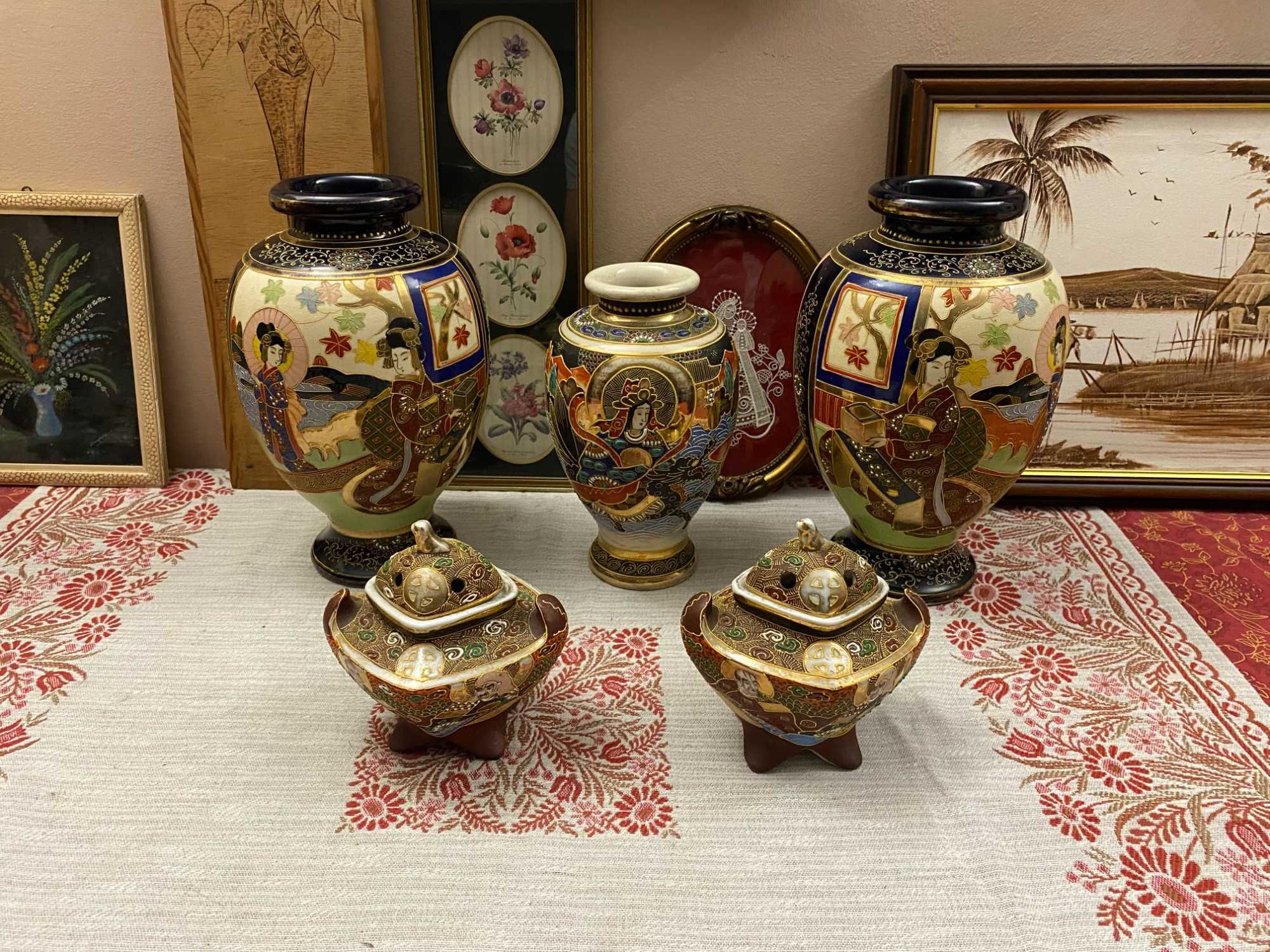 Porcelana ryżowa cukiernica talerzyki miseczki do ramen łyżeczki