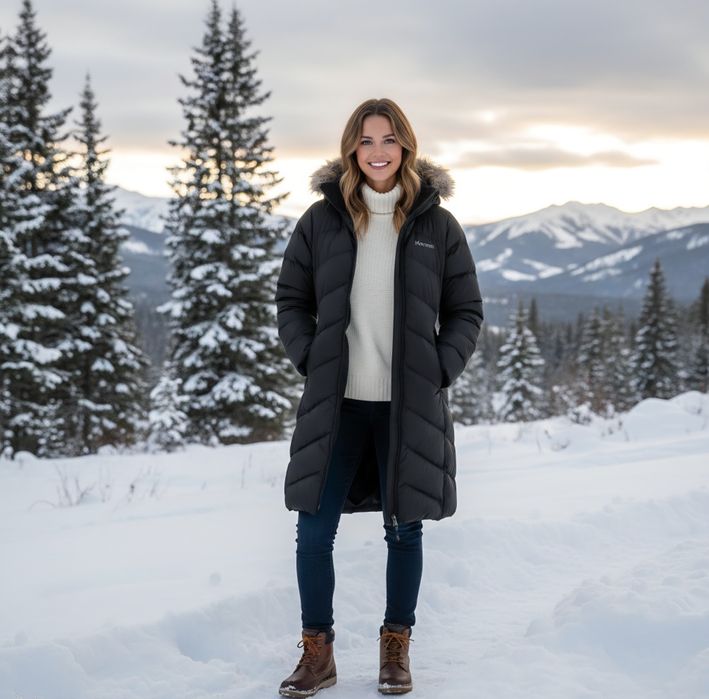 США! Крутий жіночий пуховик Marmot Montreaux Down Coat Оригінал! XS