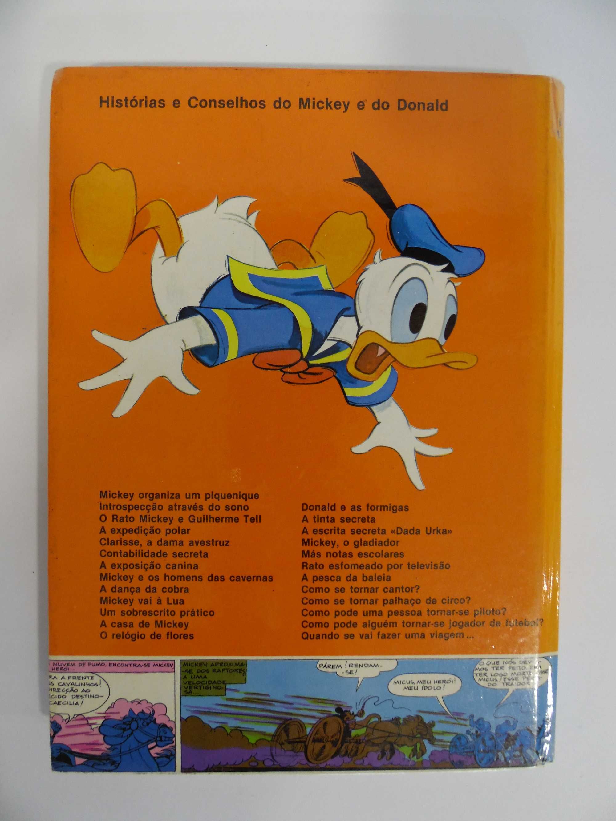 Livro O Rato Mickey e o Pato Donald da Walt Disney