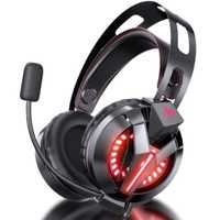 Onikuma M180 Pro Słuchawki Gamingowe Nauszne Led : Kolor - Czarny