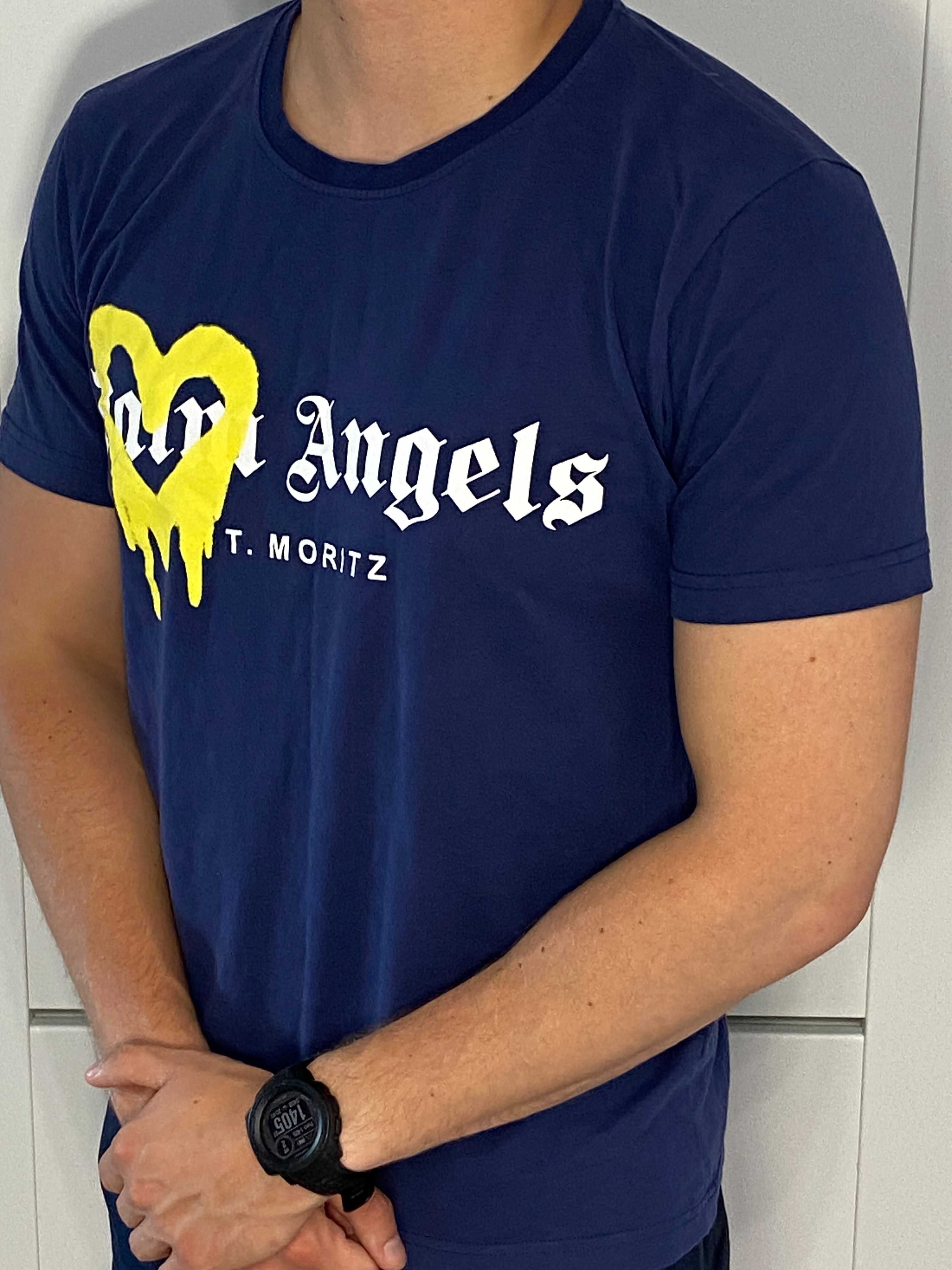 Palm Angels, koszulka bawełniana, stan bardzo dobry, rozmiar M