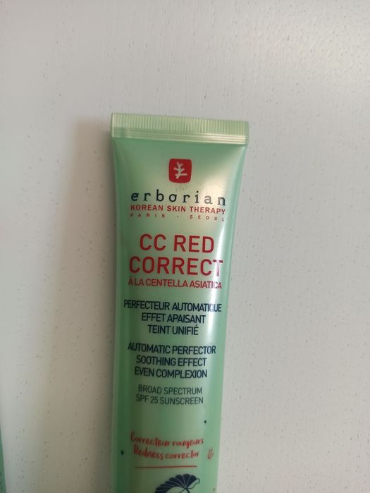Erborian krem cc red correct zaczerwienienia wyrównanie kolorytu