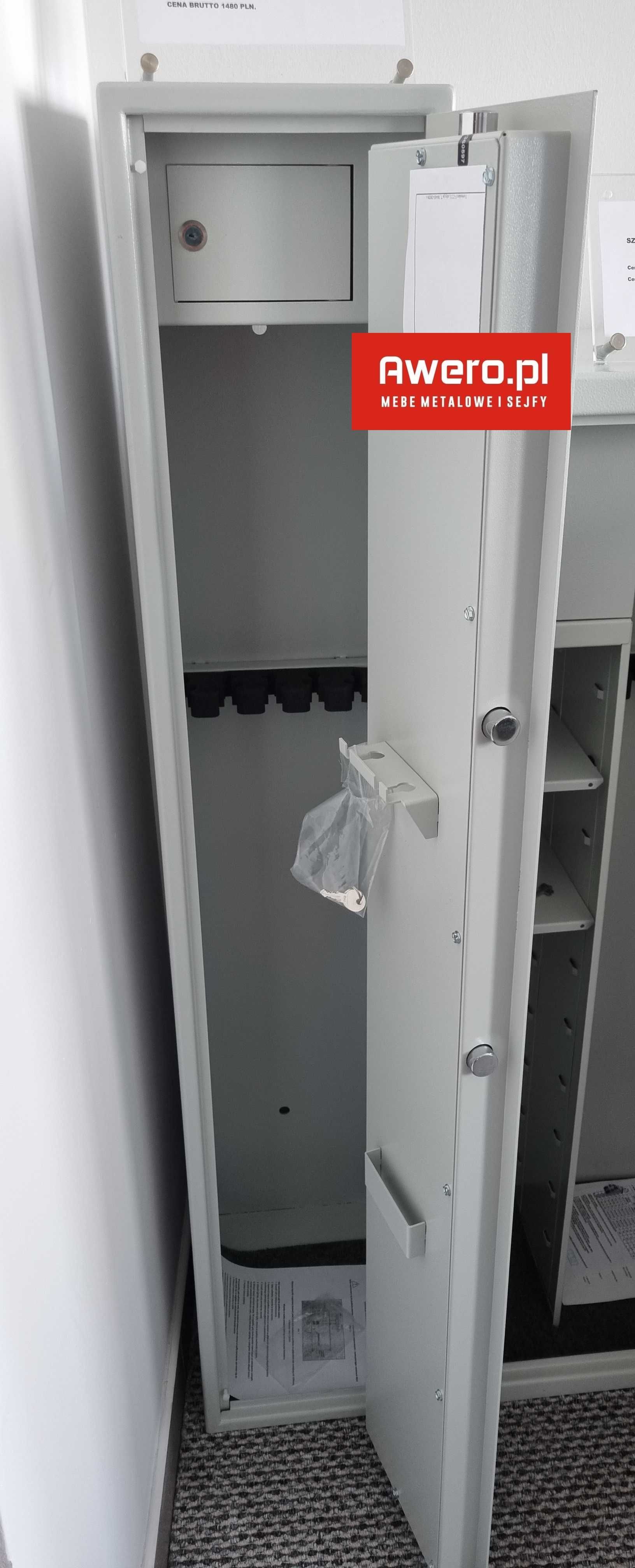 Arsenał 1433 na klucz - szafa s1 na broń długa - 5 szt.