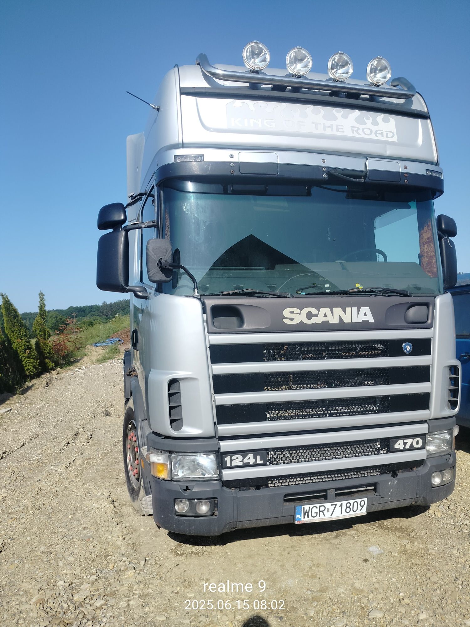 Scania 124 6x2 470 BDF zamiana zabudowa do drewna