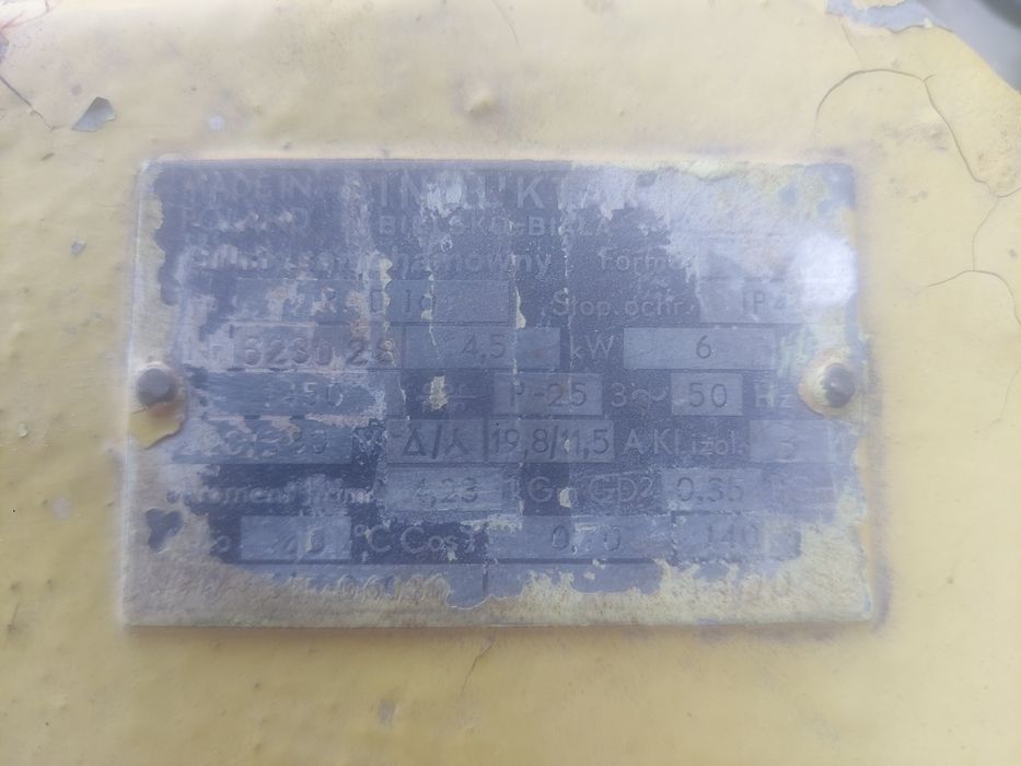 Sprawne Silniki elektryczne, wyciągarka   5,5 kW 17 kW Cena 3 zł za kg