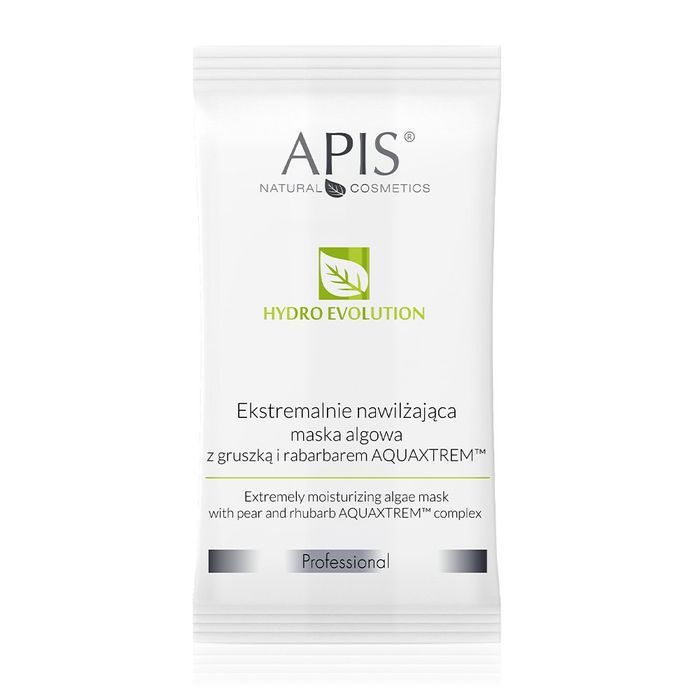 APIS nawilżająca maska algowa z gruszką i rabarbarem AQUAXTREM™ 20g