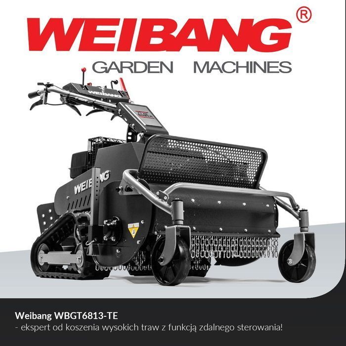 Weibang Wbgt6813-Te Karczownica Kosiarka Bijakowa Do Trawy Gąsienic