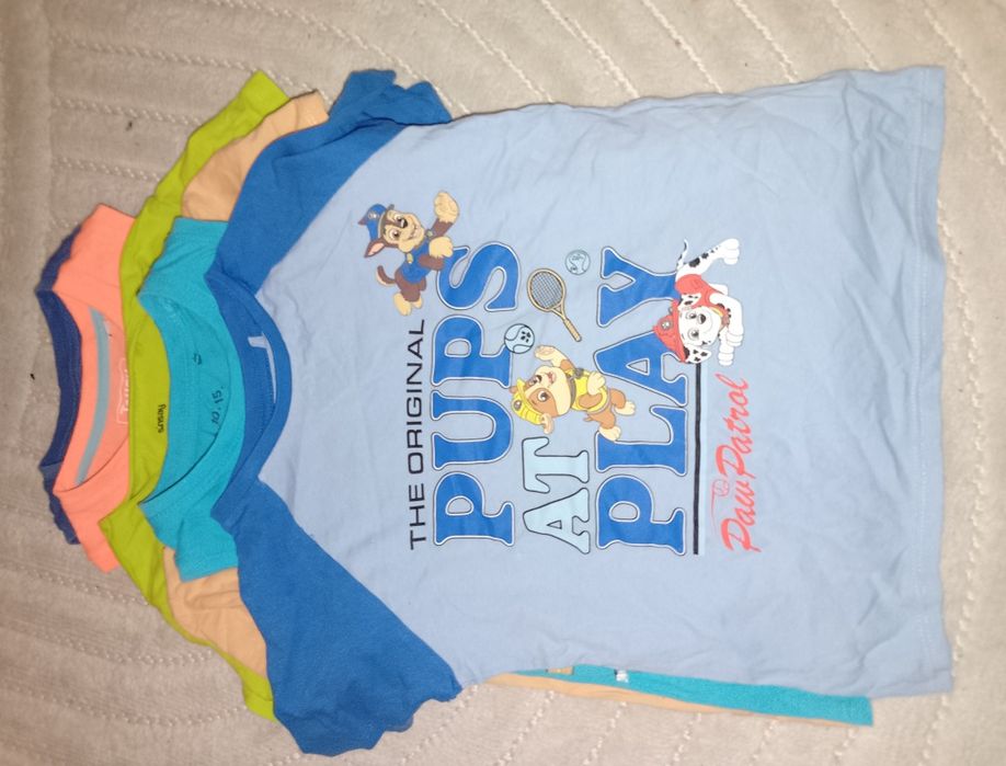 7 pak koszulki rozmiar 122