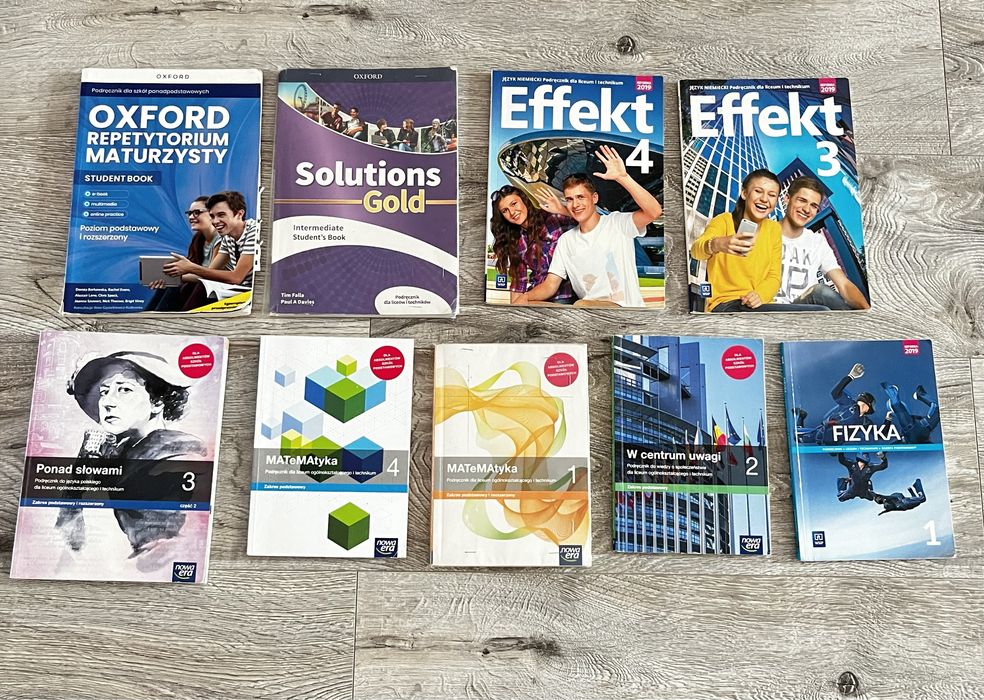 Książki do  3 i 4 liceum / technikum