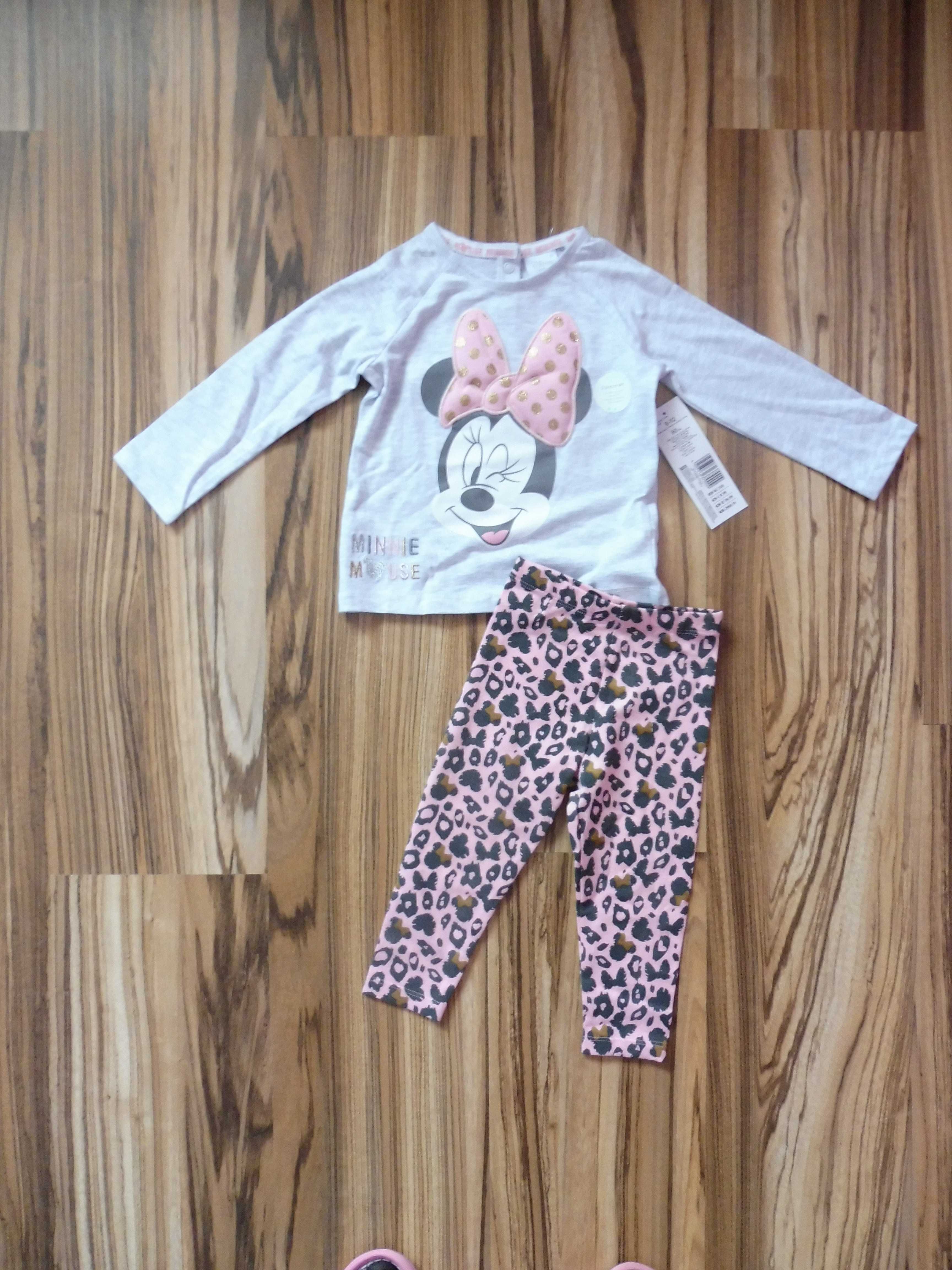 R 80 zestaw nowy F&F myszka Minnie leginsy bluzka