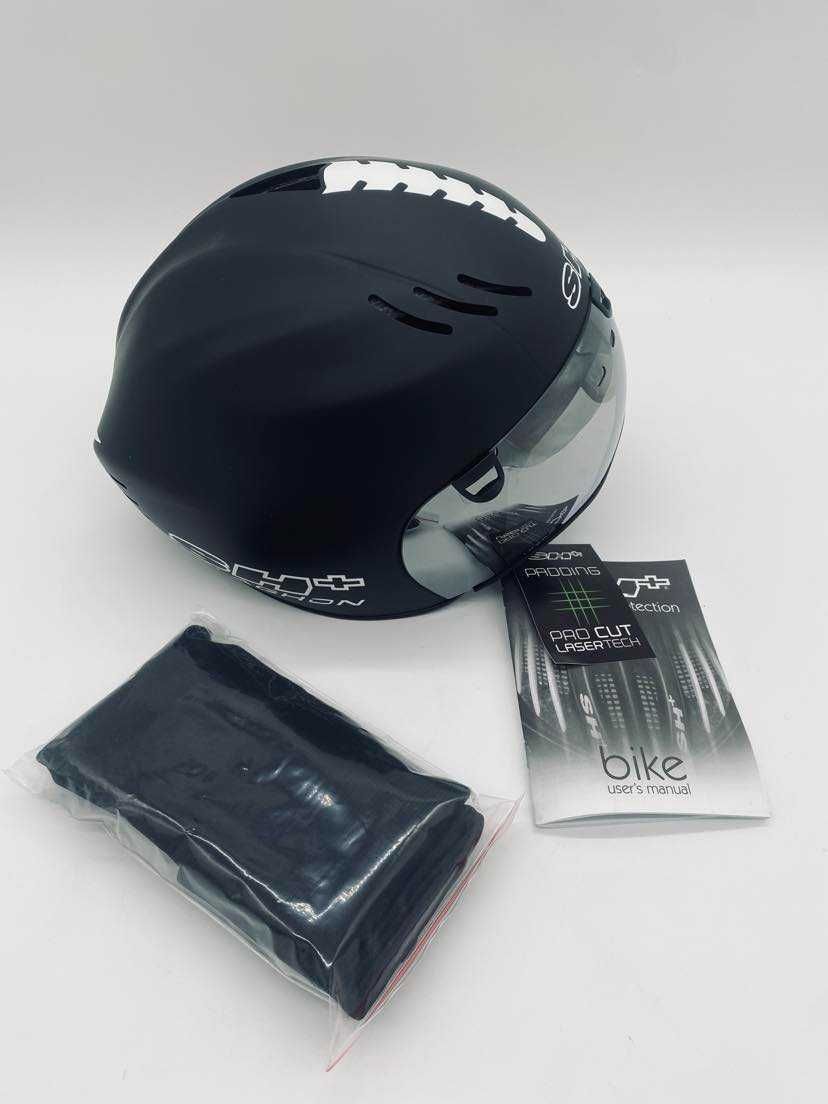 Kask rowerowy SH+ TriAghon XS/S aerodynamiczny - triathlon, czasówka