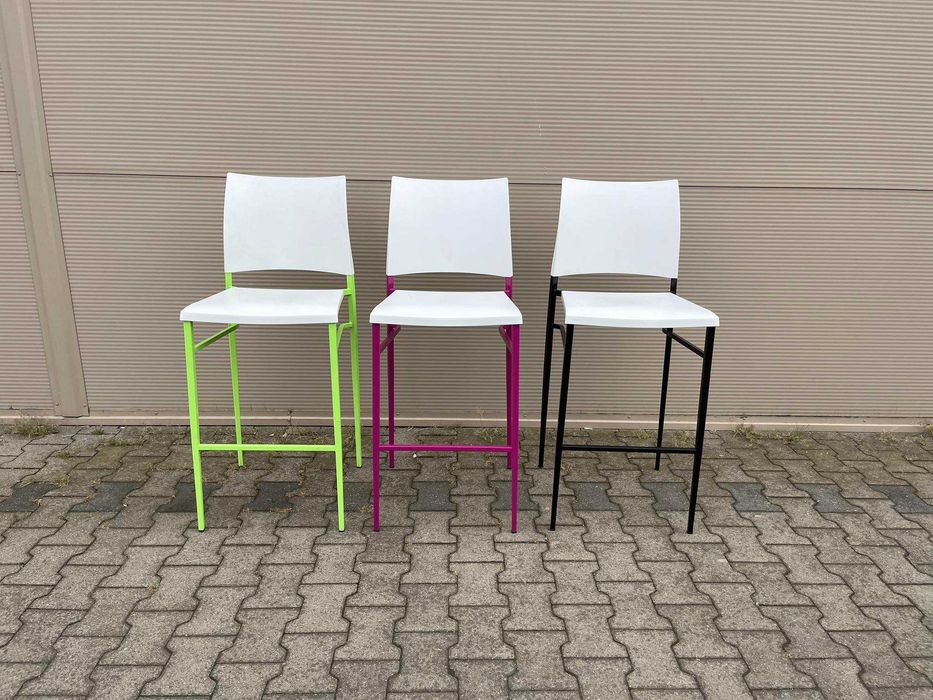 Krzesło wysokie hoker kawiarniane barowe do jadalni Nowy Styl Karai