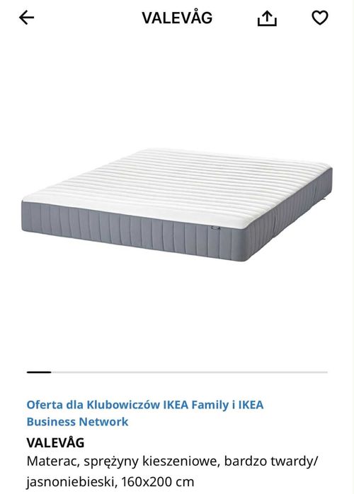 Materac 160 x 200