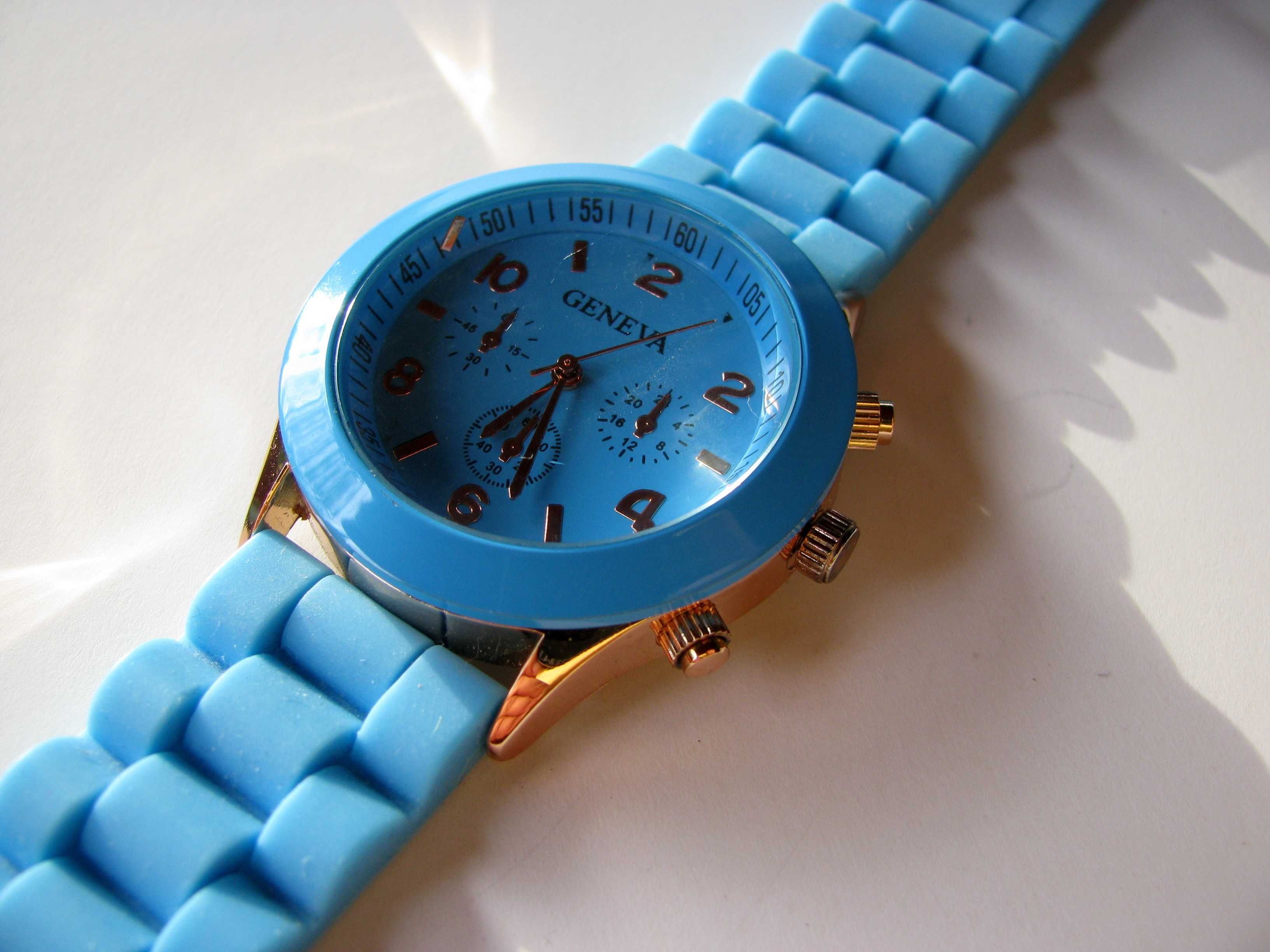 Zegarek błękitny na lato i nie tylko  :)