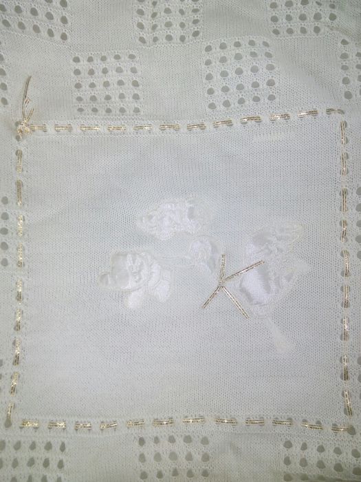 Новое вязаное одеяло-конверт