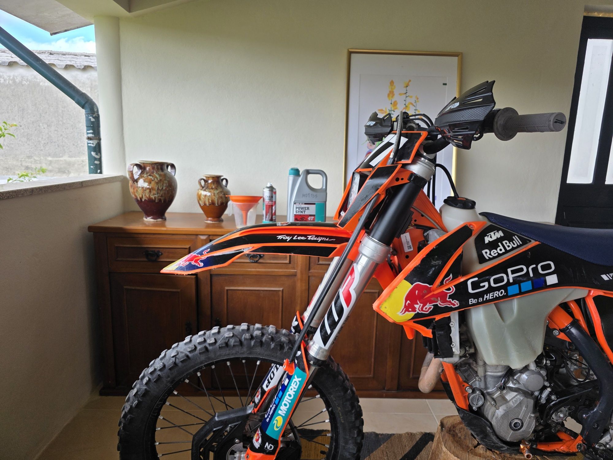 KTM exc-f 250 de 2018, matriculada