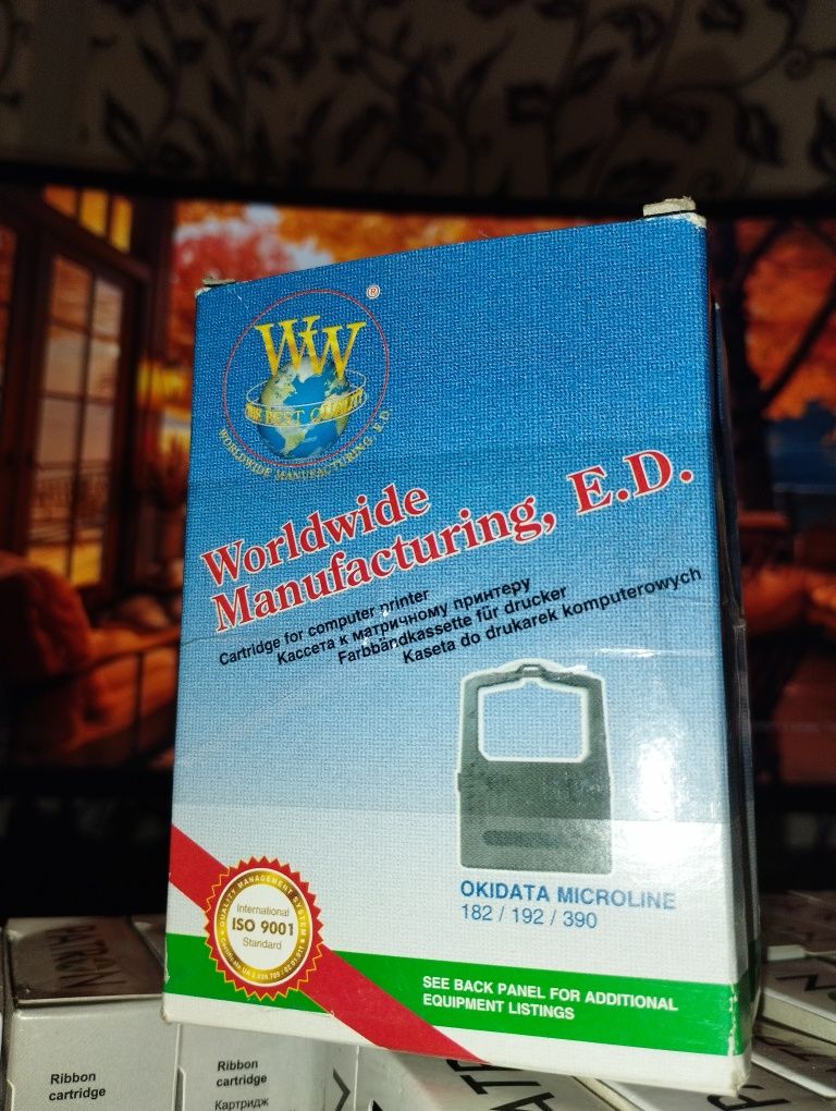 Картридж WWM OKIDATA MICROLINE 182/192/390 O.11 HD нові