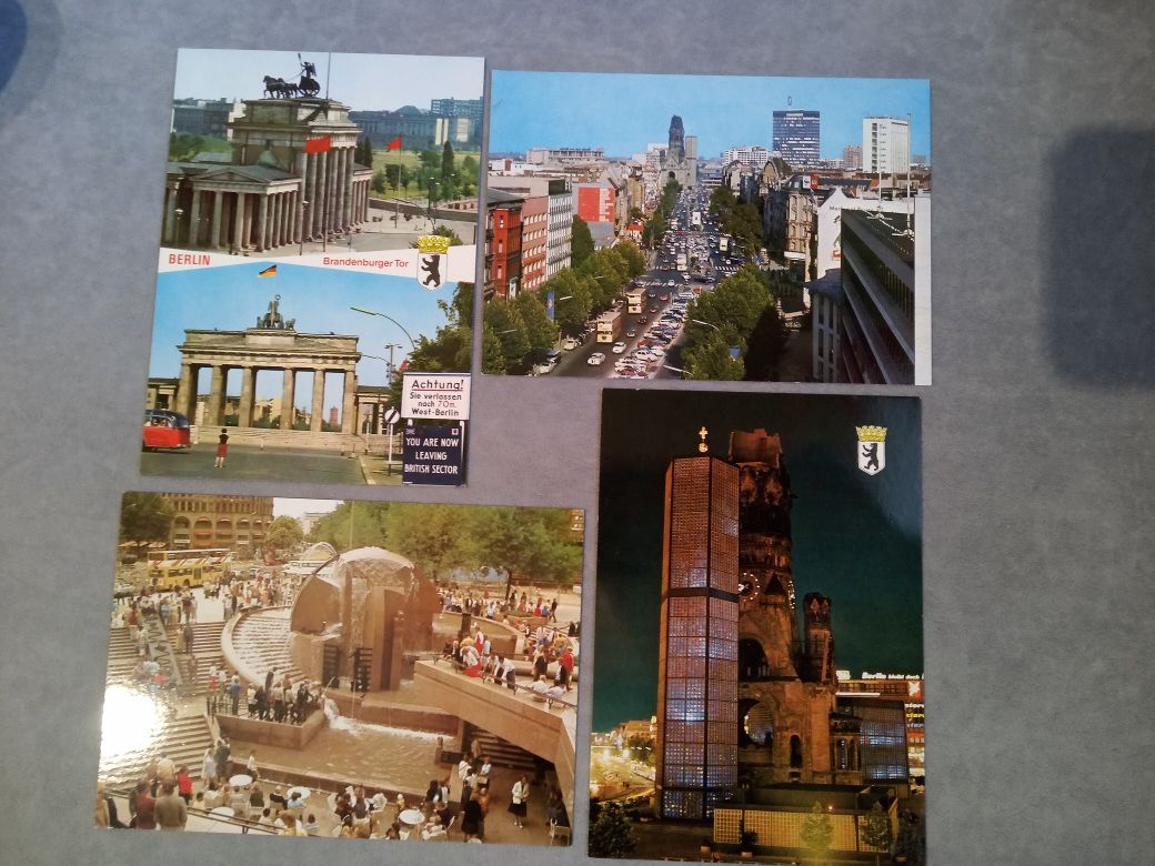 Stare pocztówki Berlin z przed 1989 roku