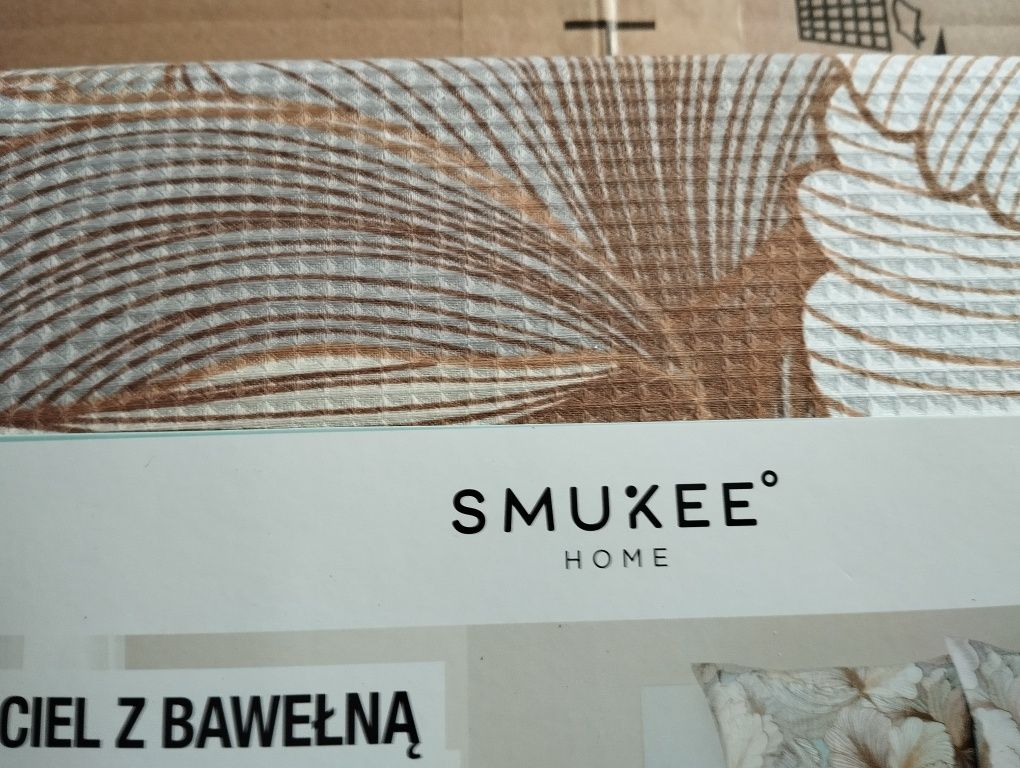 Pościel z bawełną w rozmiarze 160/200 i 2x70/80cm SMUKEE wzór kwiaty