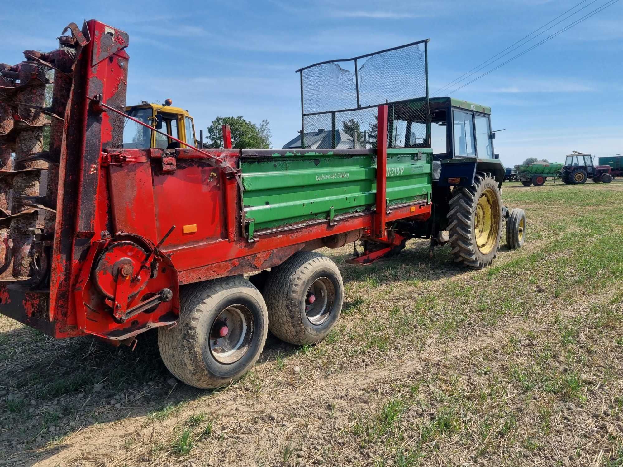 Rozrzutnik obornik 6 ton tandem WARFAMA Agromet fortschritt