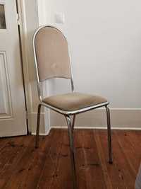 Cadeiras Cromadas Vintage - Conjunto de 5