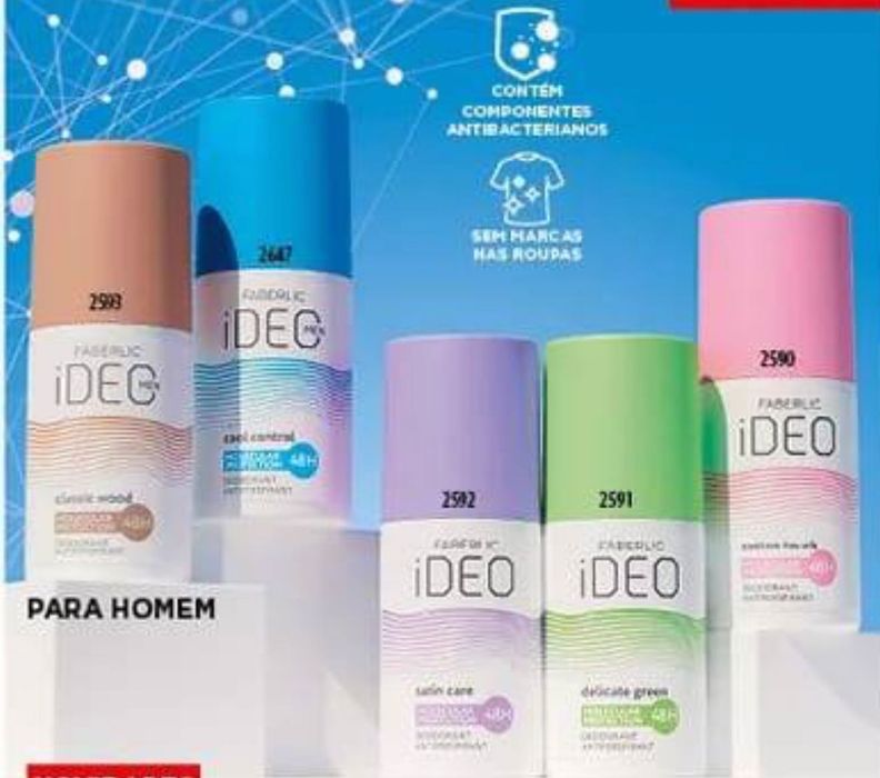 Desodorizantes Roll-On Faberlic - Super Preço